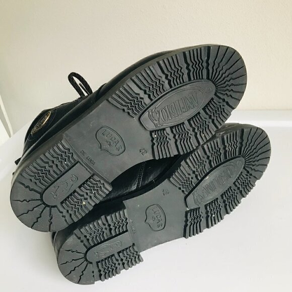 Anfibio De Luca Waterproof Leather Shearling Winter Boots Size 9.5 - Picture 7 of 10